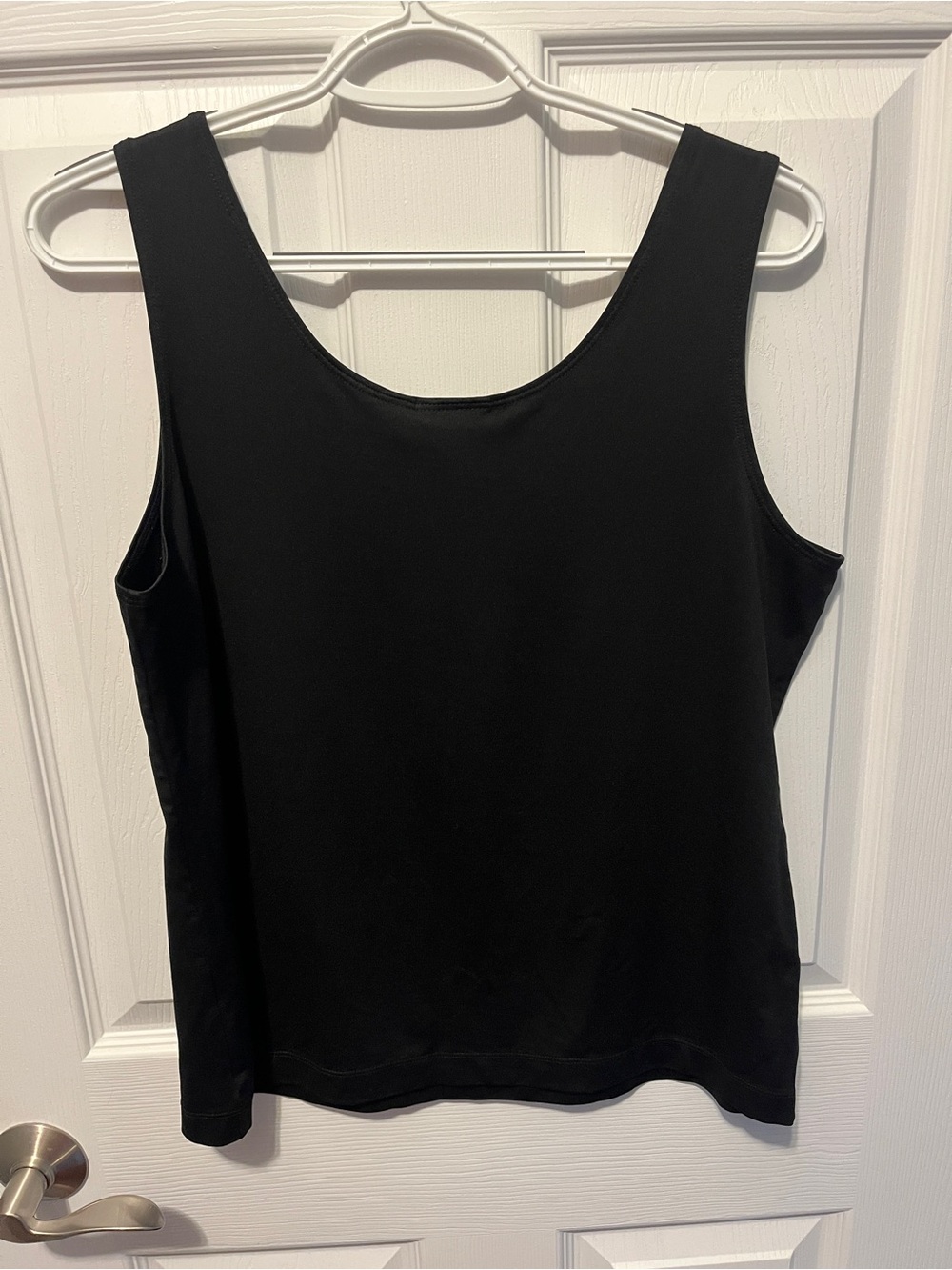 Chico's Black Scoop-Neck Tank Top - Picture 2 of 5